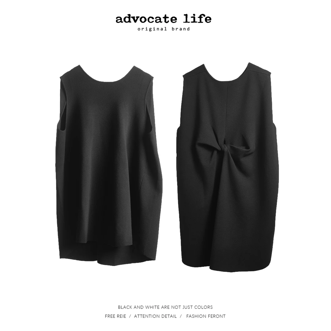 生活主张Advocatelife休闲时尚百搭设计坎肩JQ342393