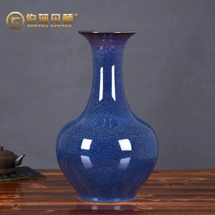 BERTHA DENTON/伯莎丹顿花瓶摆件窑变颜色釉创意花瓶客厅陶瓷花瓶