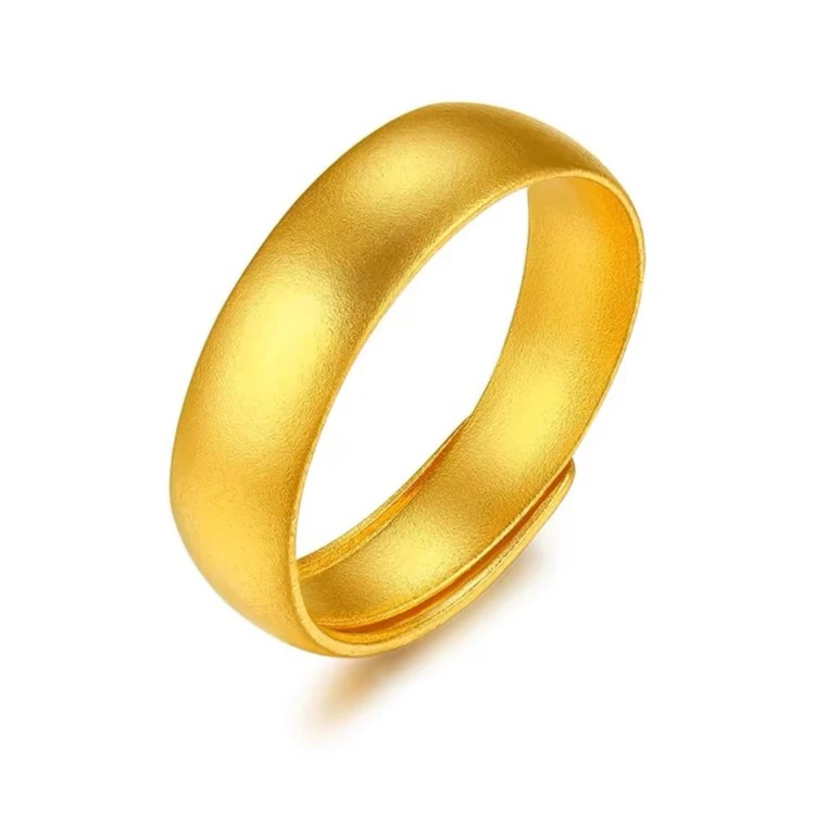 足银戒指 【甄选】足银镀金古法泥鳅背戒指