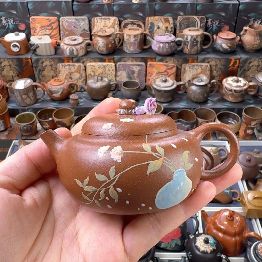 茶壶紫砂130cc原矿精工半手