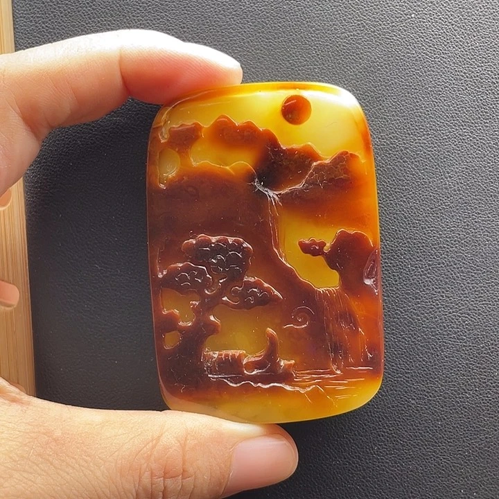 未镶嵌颈饰琥珀天然琥珀蜜蜡