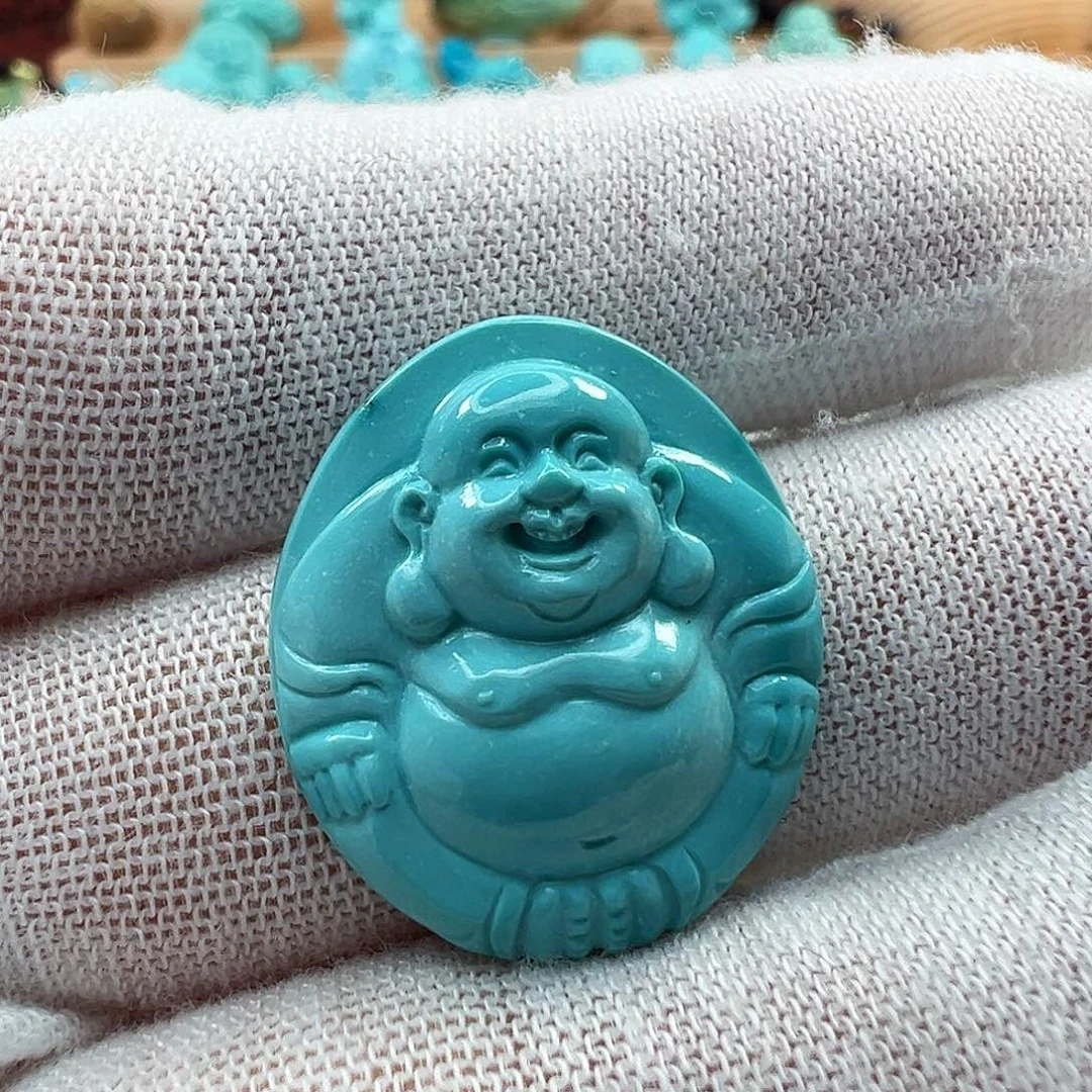 绿松石未镶嵌吊坠(不含链)