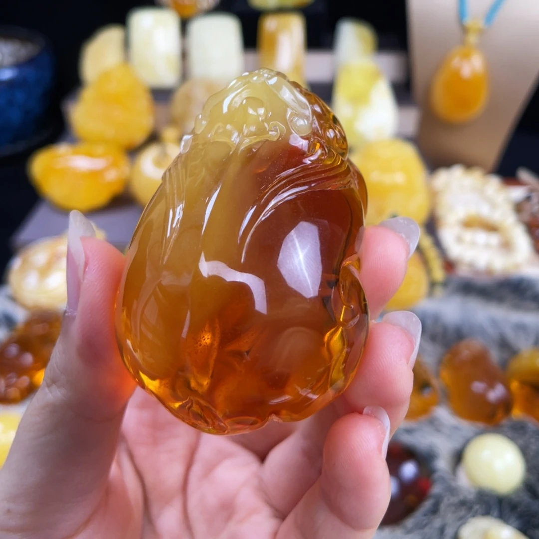【闪购商品】未镶嵌琥珀珠宝奇石