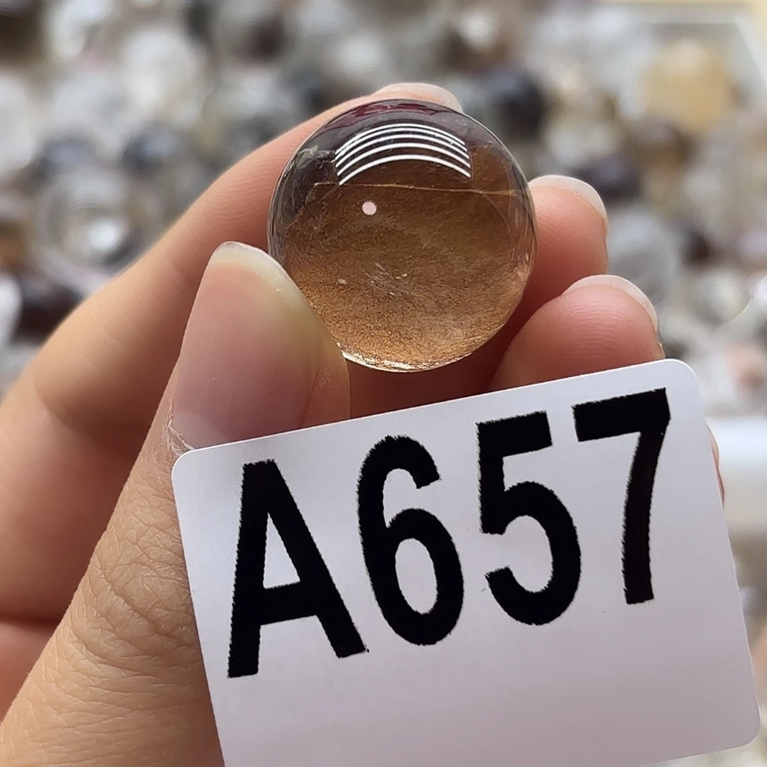 竹***心未镶嵌珠宝半成品水晶657