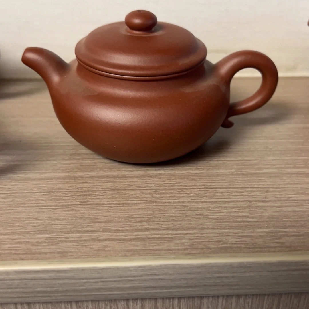 茶壶紫砂我***菜160cc老紫泥仿古