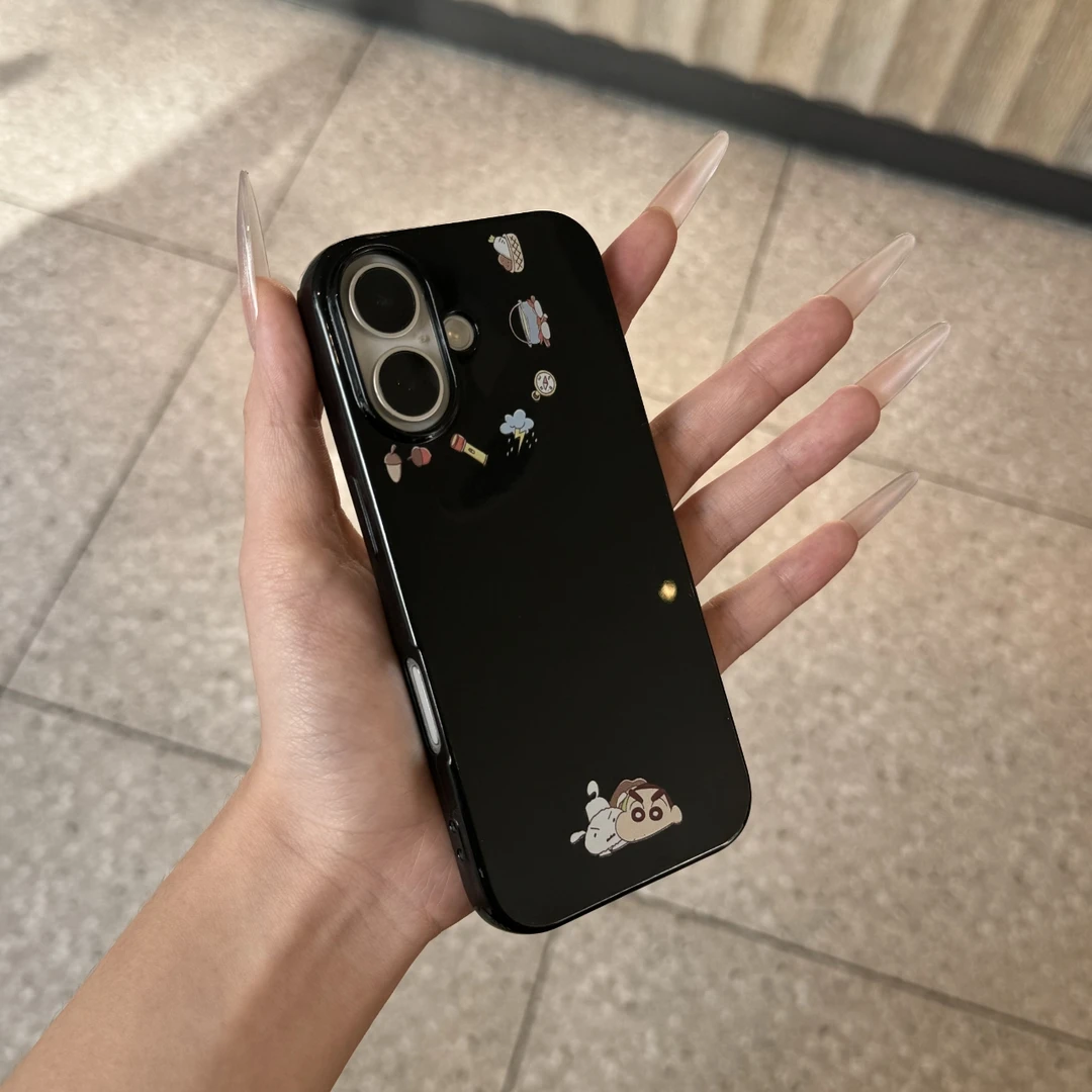 呆萌小新手机壳亮面果冻适用苹果iPhone12/13/14/15/16防摔软