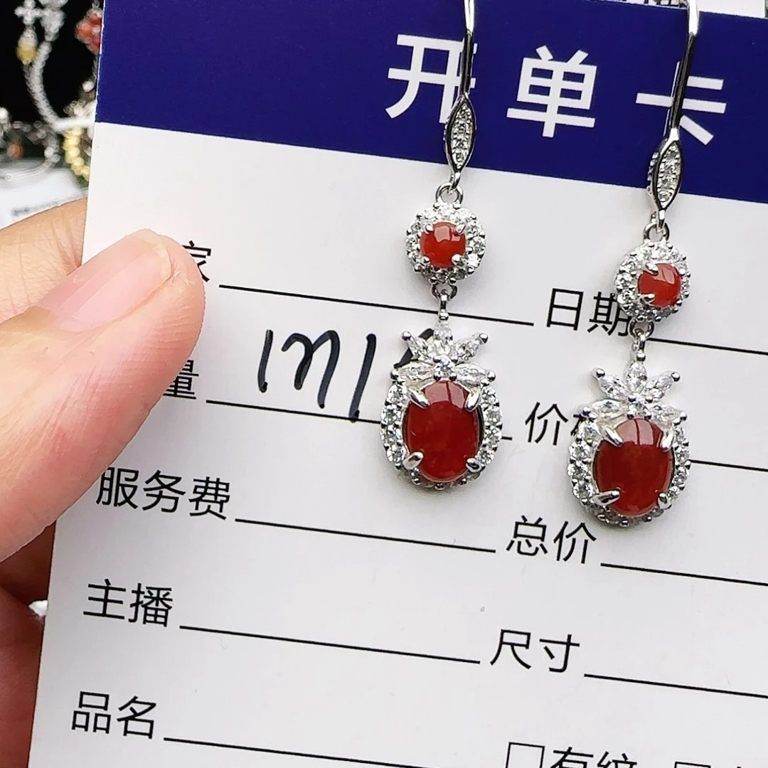 银S925镶嵌戒指翡翠戒指