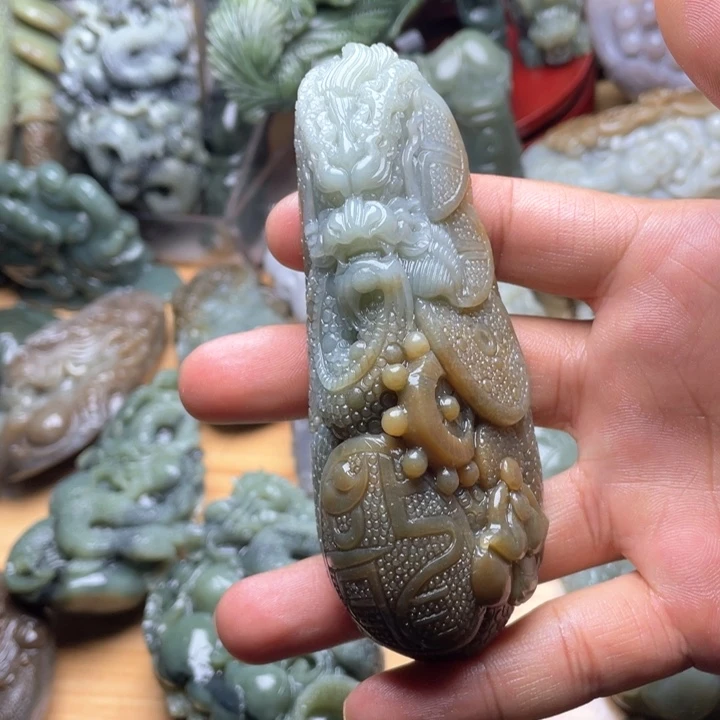 和田玉未镶嵌挂件用****8