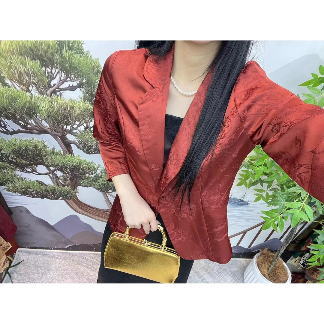 1659-12新款舒适时尚洋气西装外套