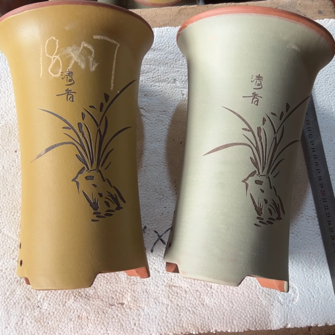 宜兴川阁紫砂花盆