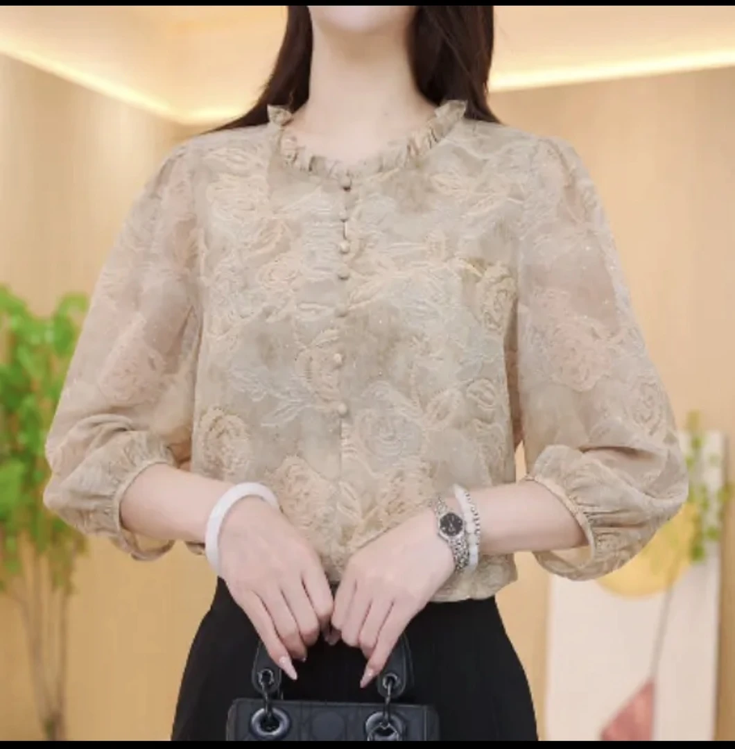 2025新款新中式国风设计感气质小衫2532