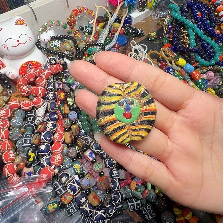 颈饰玻璃进口琉璃娃娃一颗