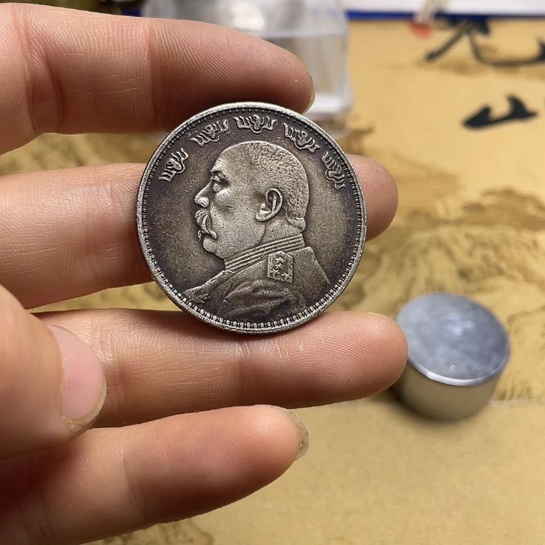 A复古工艺品大头龙洋a