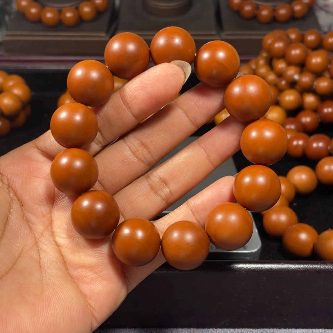 橄榄核手串/手链1.76+树王精品小孔