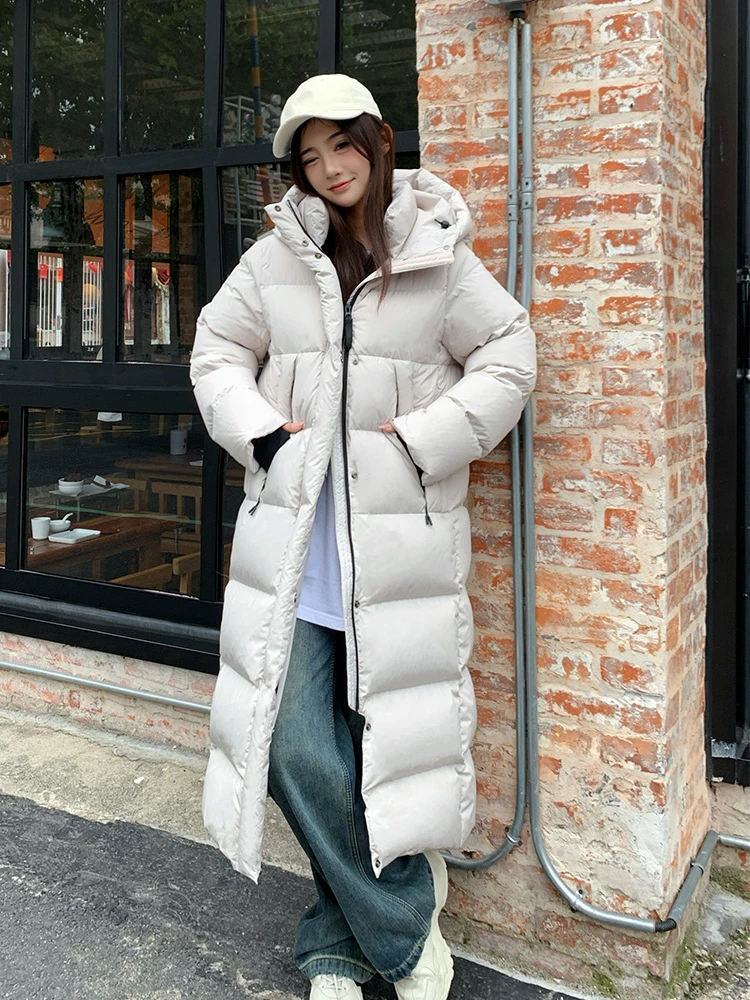 【新哥】极寒款95白鸭绒男女同款重工长款保暖加厚冬季外套羽绒服