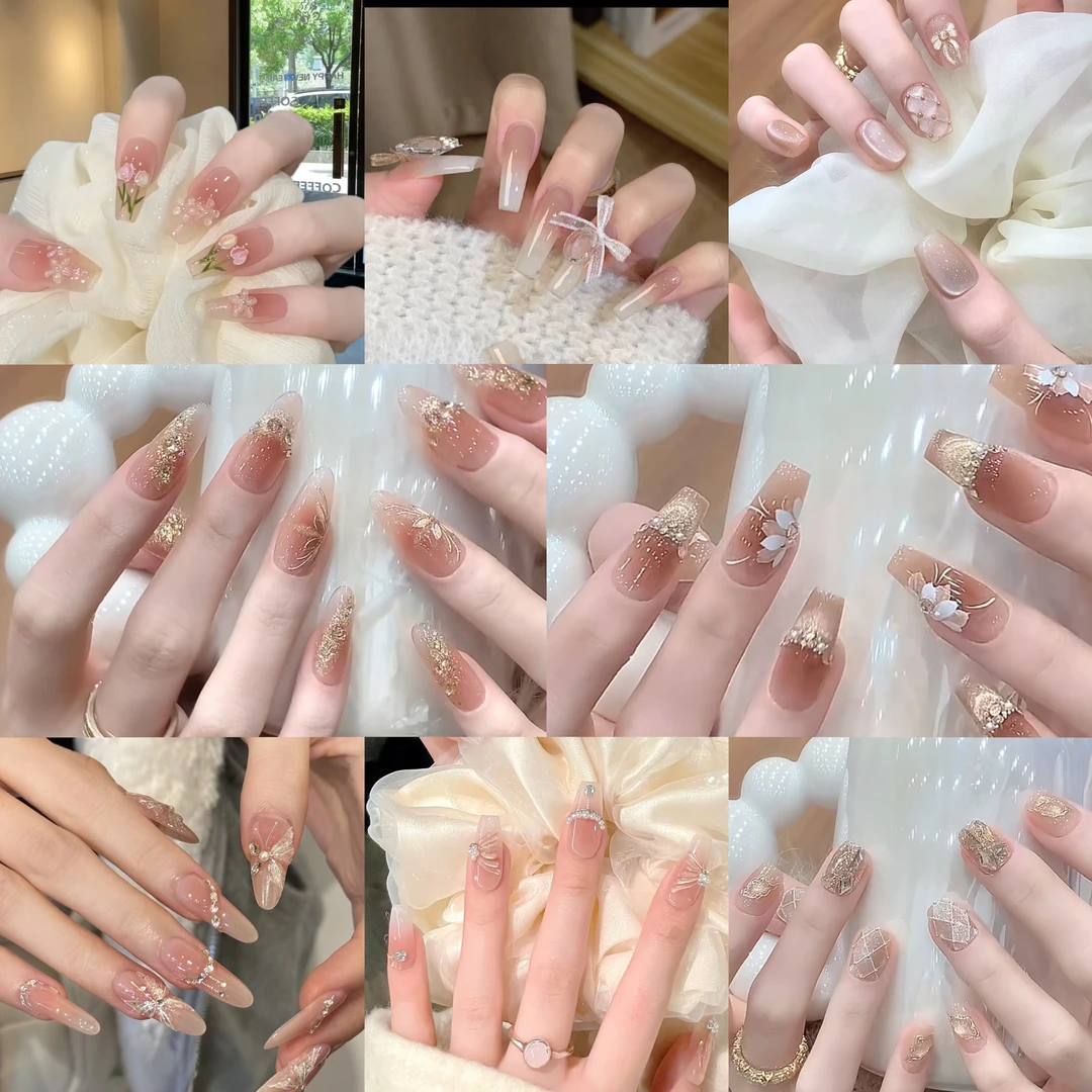 半手工穿戴甲下单默认代拆NO退NO换