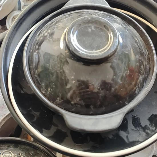 瓷砂锅煲汤熬粥炖肉浅平口径19