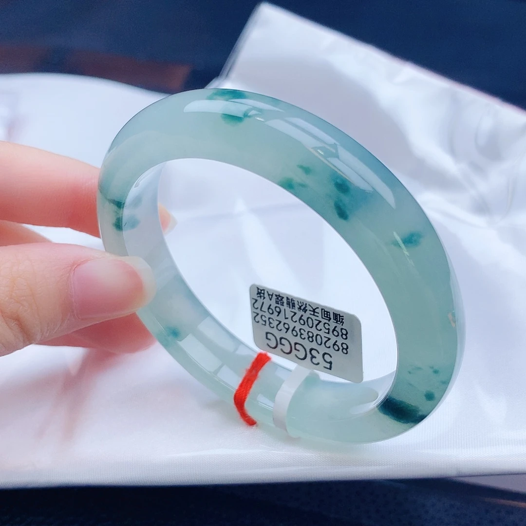 翡翠未镶嵌手镯缅甸天然翡翠a货手镯