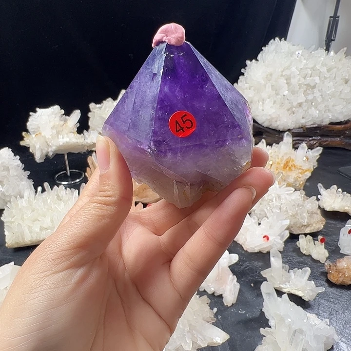 水晶未镶嵌珠宝半成品