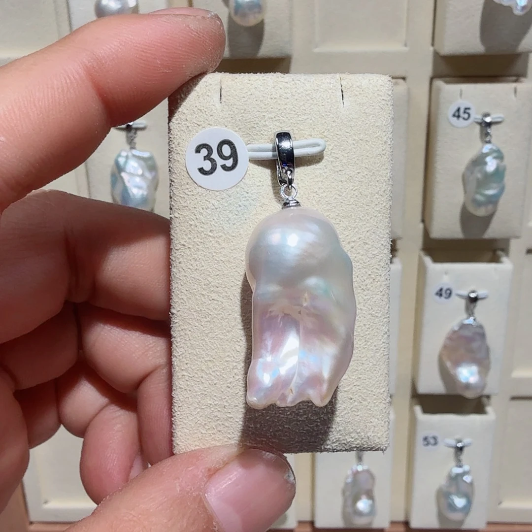 淡水珍珠合金吊坠(不含链)