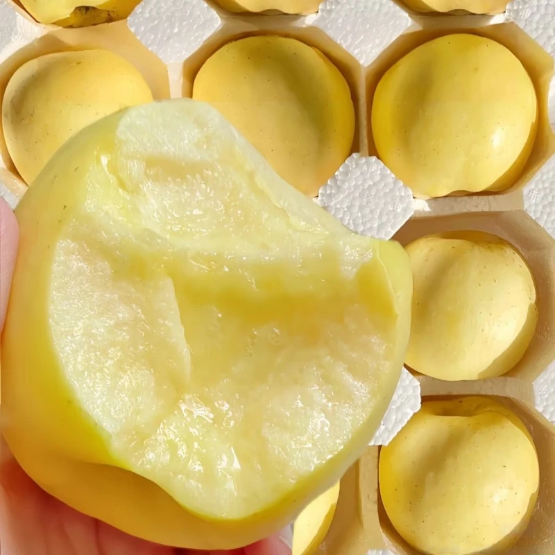 【2025新果】正宗烟台黄金奶油富士苹果脆甜多汁当季水果产地直发