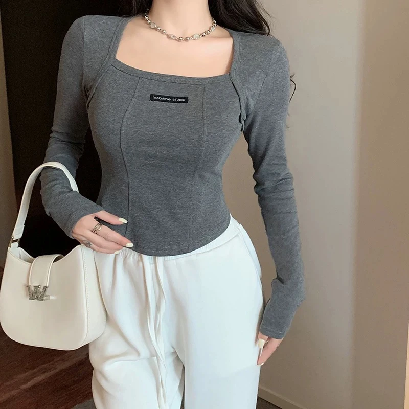 T恤长袖修身百搭
