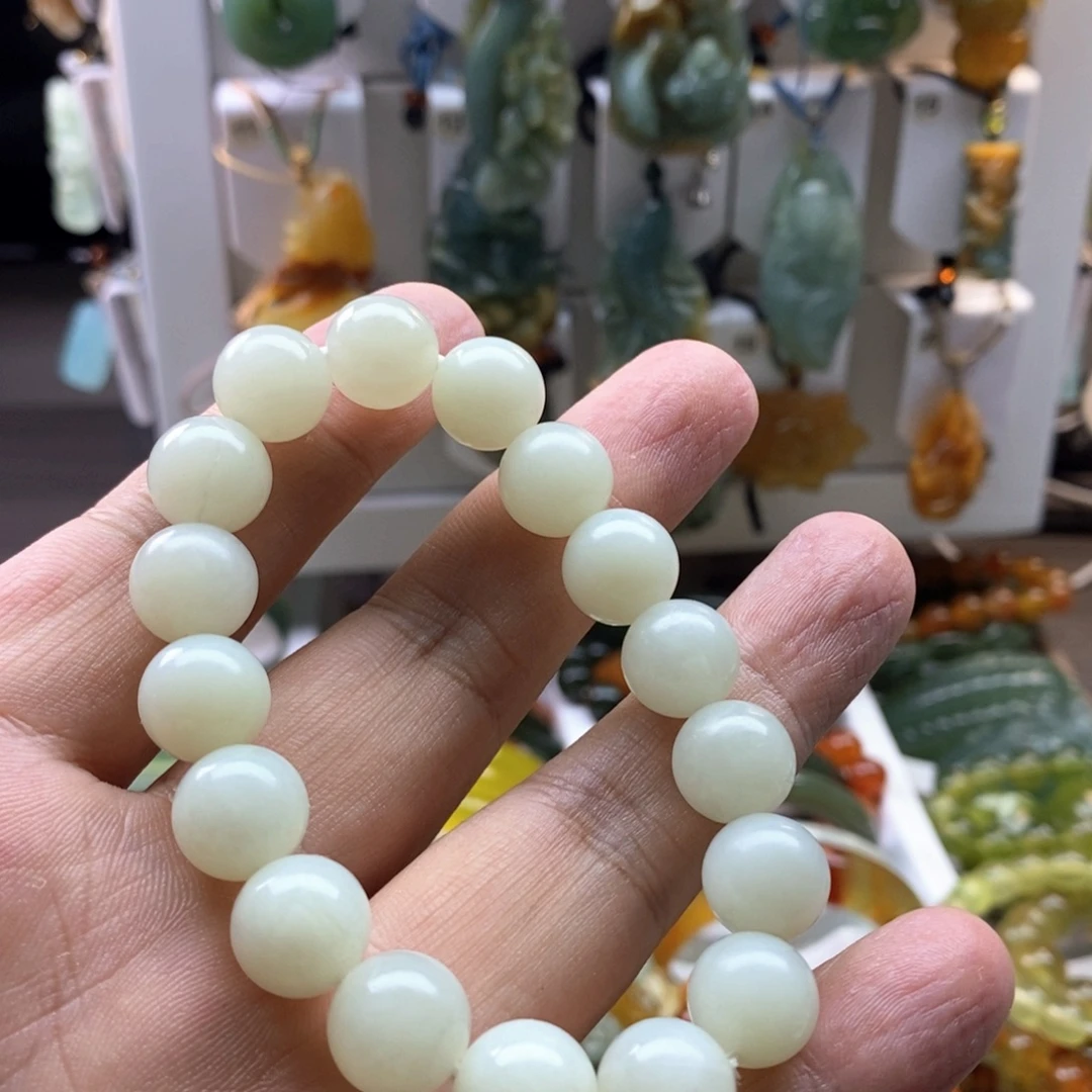 和田玉未镶嵌手链