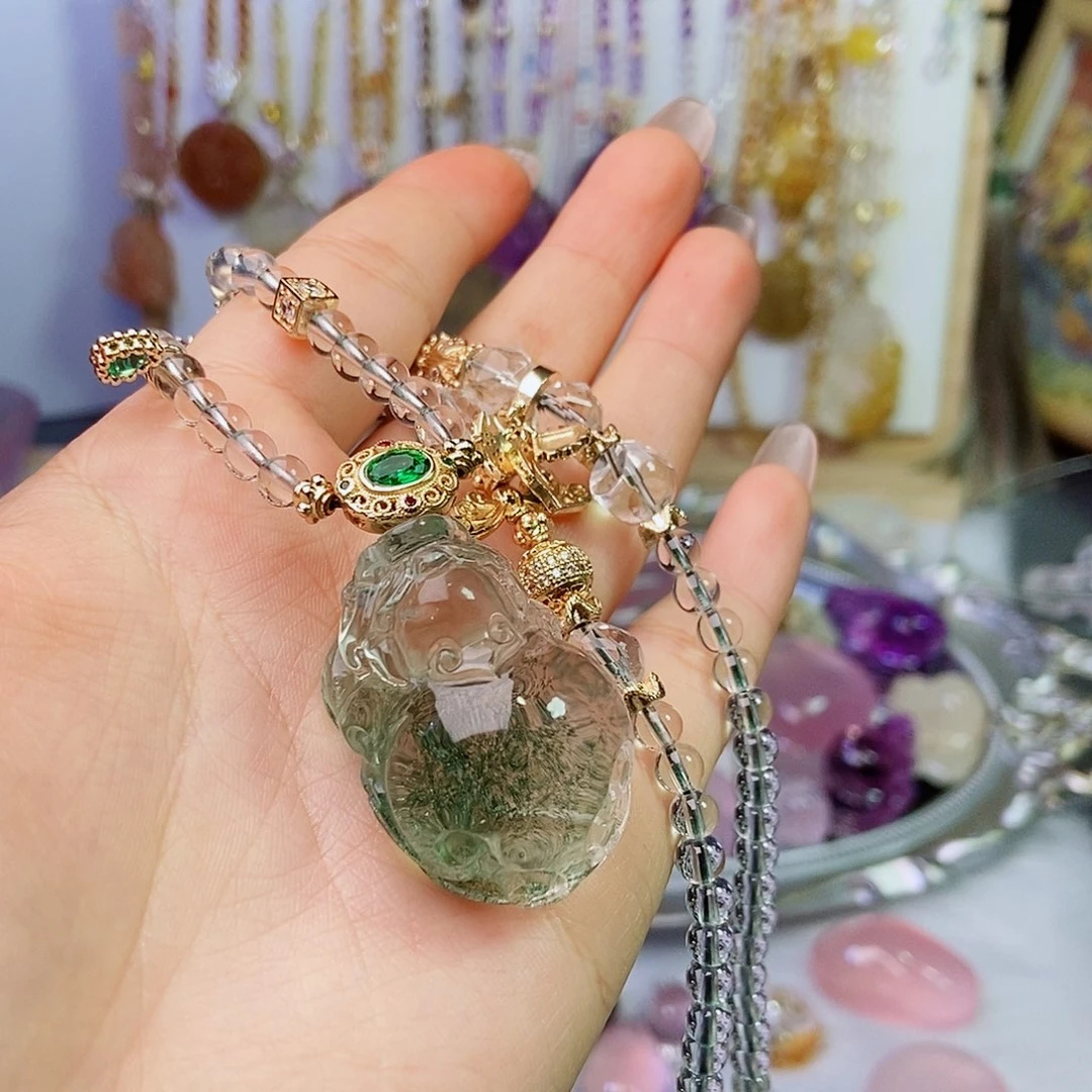 未镶嵌水晶吊坠(赠链)