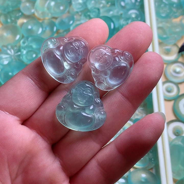 快***由蛇纹石玉未镶嵌吊坠