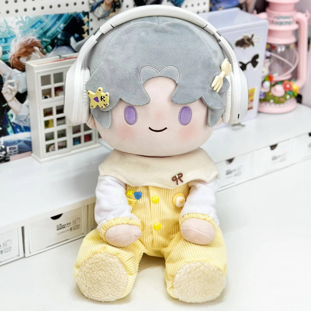 黄油曲奇爬服40cm棉花娃娃坐姿连体衣服一番哈衣公仔玩偶爬服