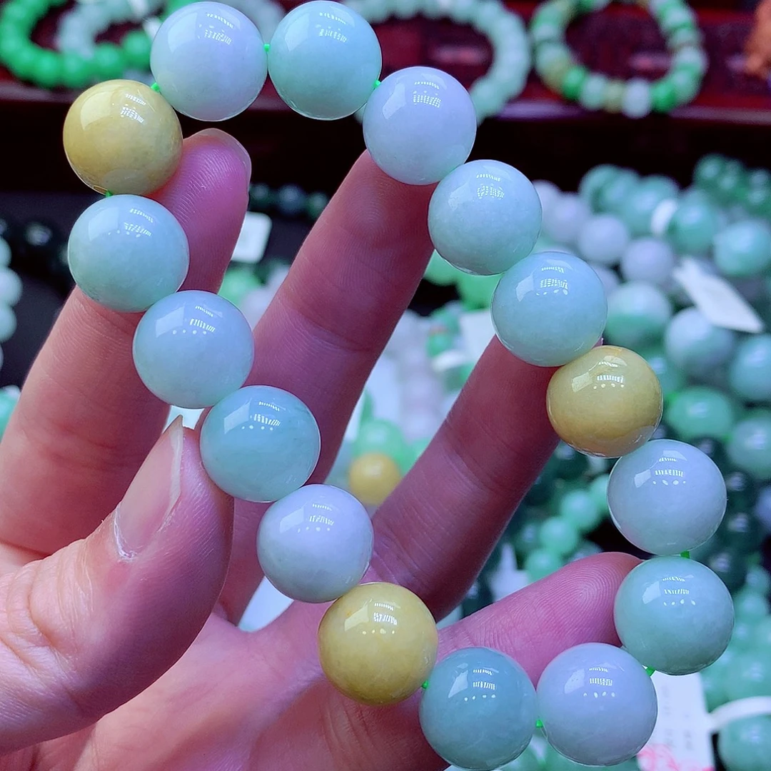 翡翠未镶嵌毛衣链