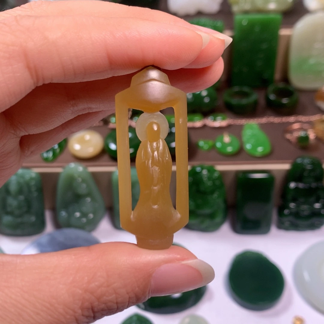 和田玉未镶嵌挂件