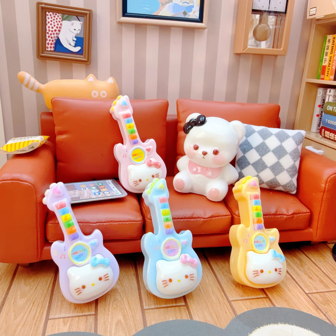 【三三创意-Kitty小吉他】树脂diy饰品创意配件