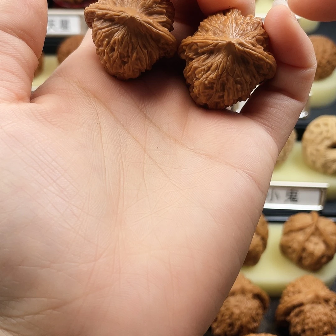 文玩核桃把件f****g石子磨923