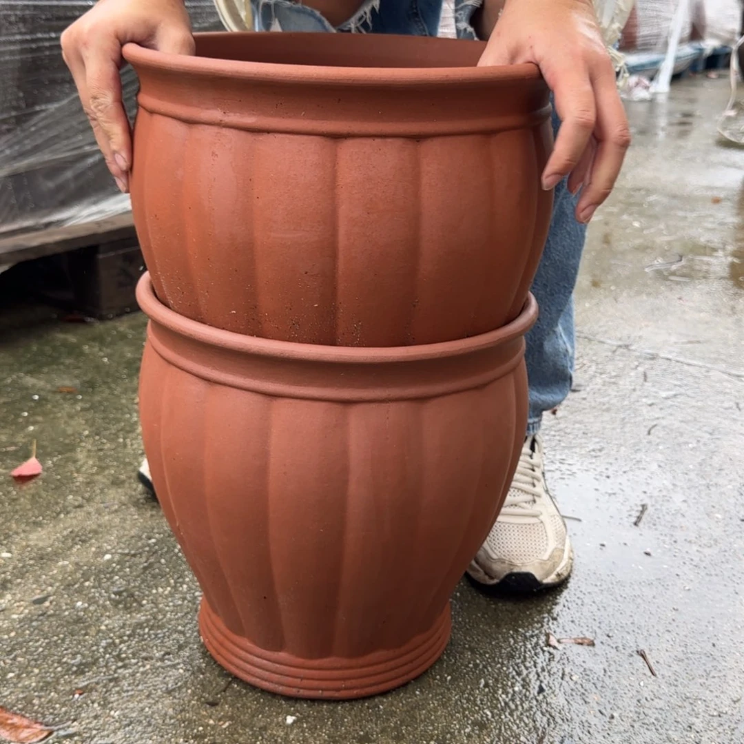 紫砂花瓶口30高30宜兴紫砂粗糙