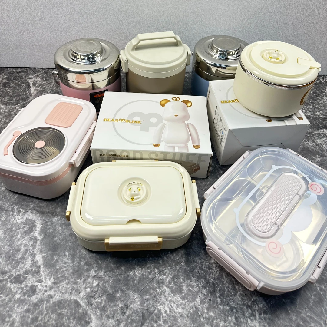 （B开头）可用加热保温饭盒便当盒带盖密封防漏上班族带饭学生餐盒