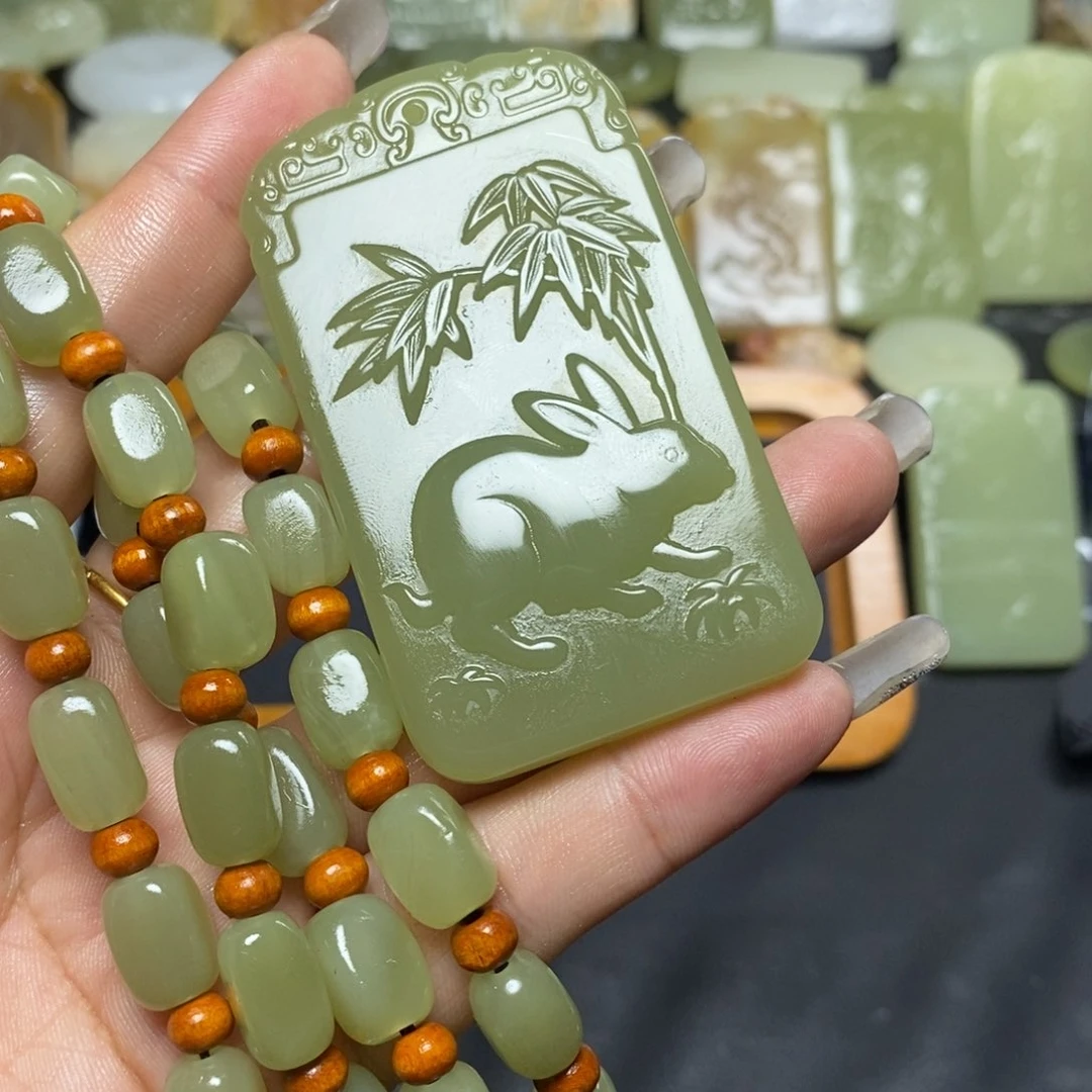 昆仑山料方解石玉