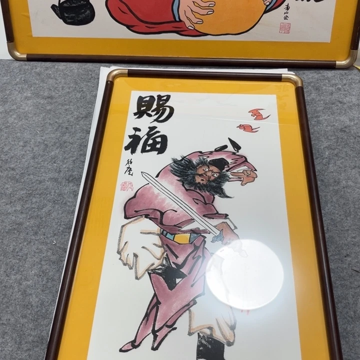 国画手绘禅意画一物一拍