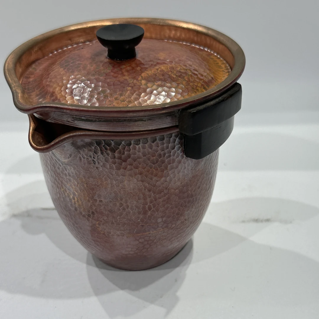 云南非遗手工制作分茶器手工锤纹加厚精品茶具