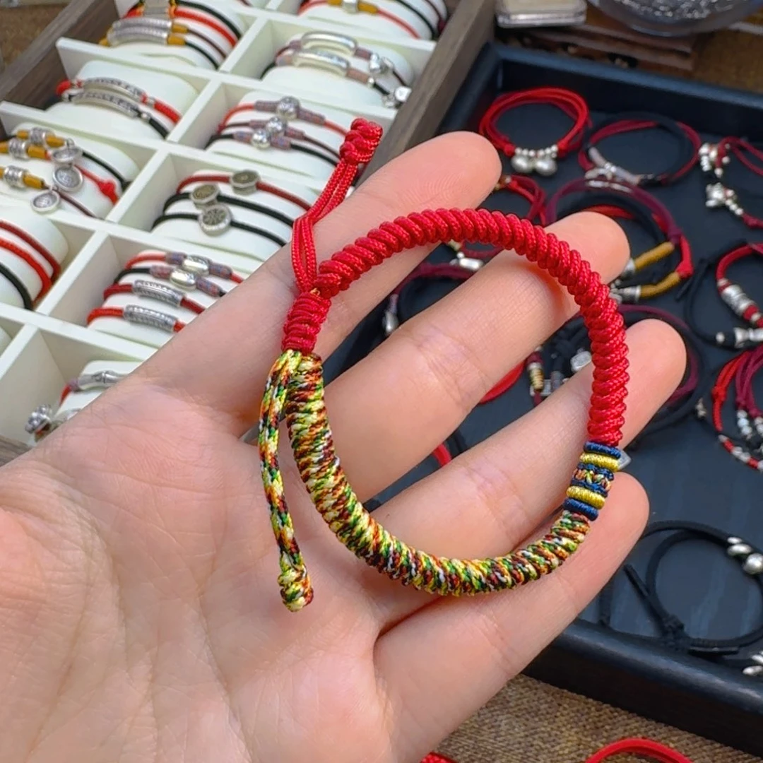 足银布艺金刚结五色