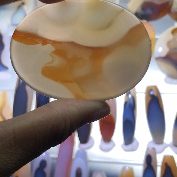 查罗石未镶嵌珠宝半成品48霞