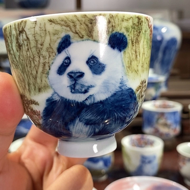 杯景德镇手工手绘陶瓷，高亮兴老师作品