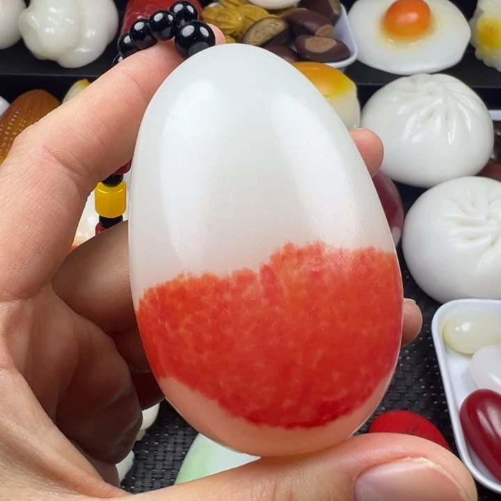 新疆戈壁五彩石金丝
