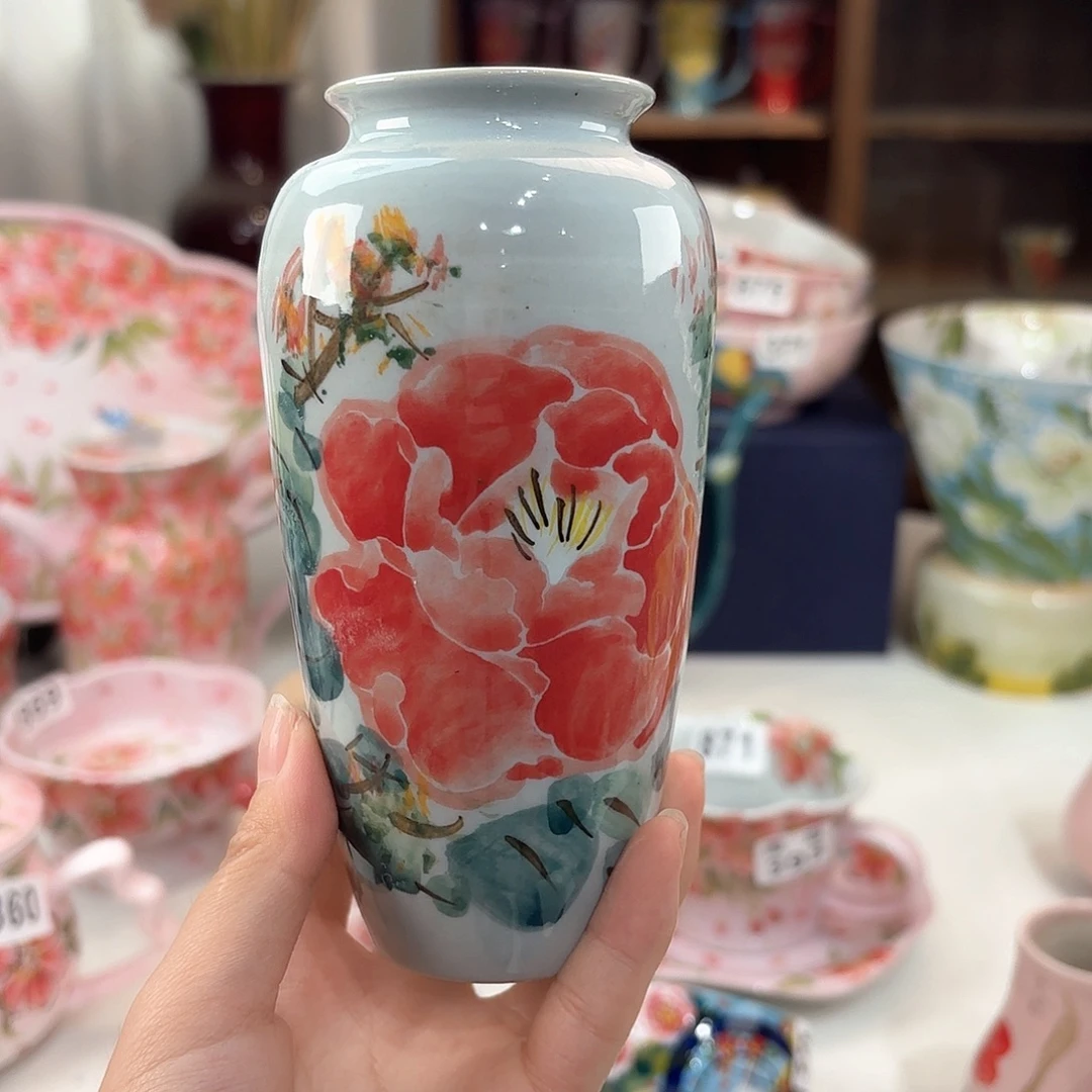 景德镇手绘高温釉下彩陶瓷茶具