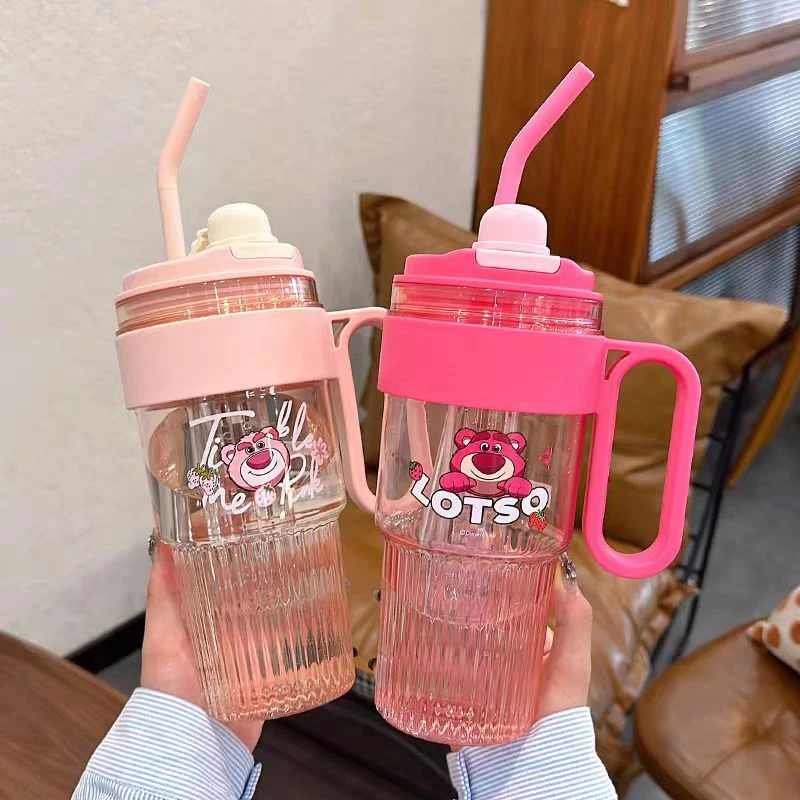 可爱草莓熊-大容量水杯-1100ML-0608-0225