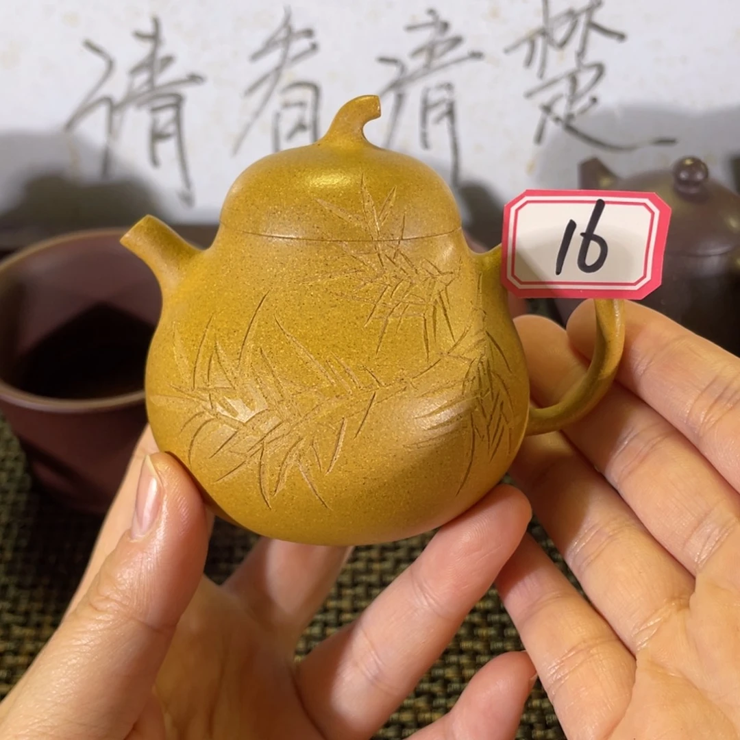 紫砂茶壶3***G茄瓜黄金段