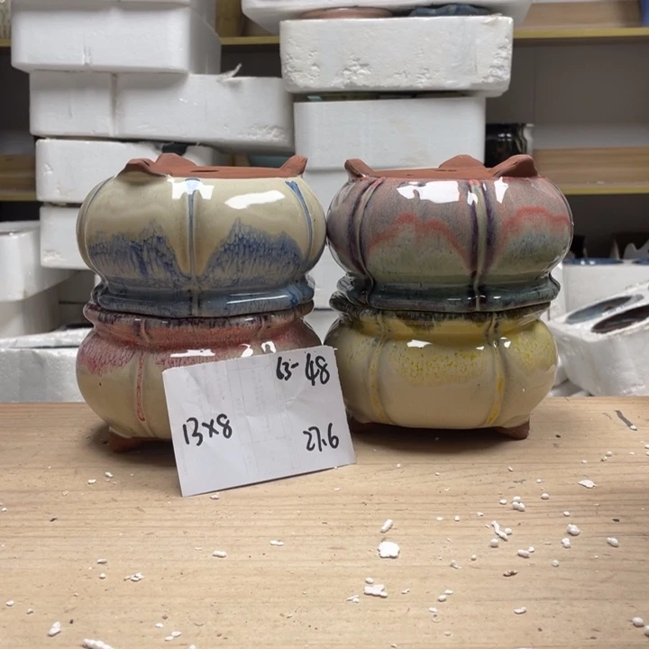 紫砂花盆多肉花盆微瑕48