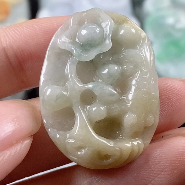 翡翠未镶嵌颈饰天然翡翠