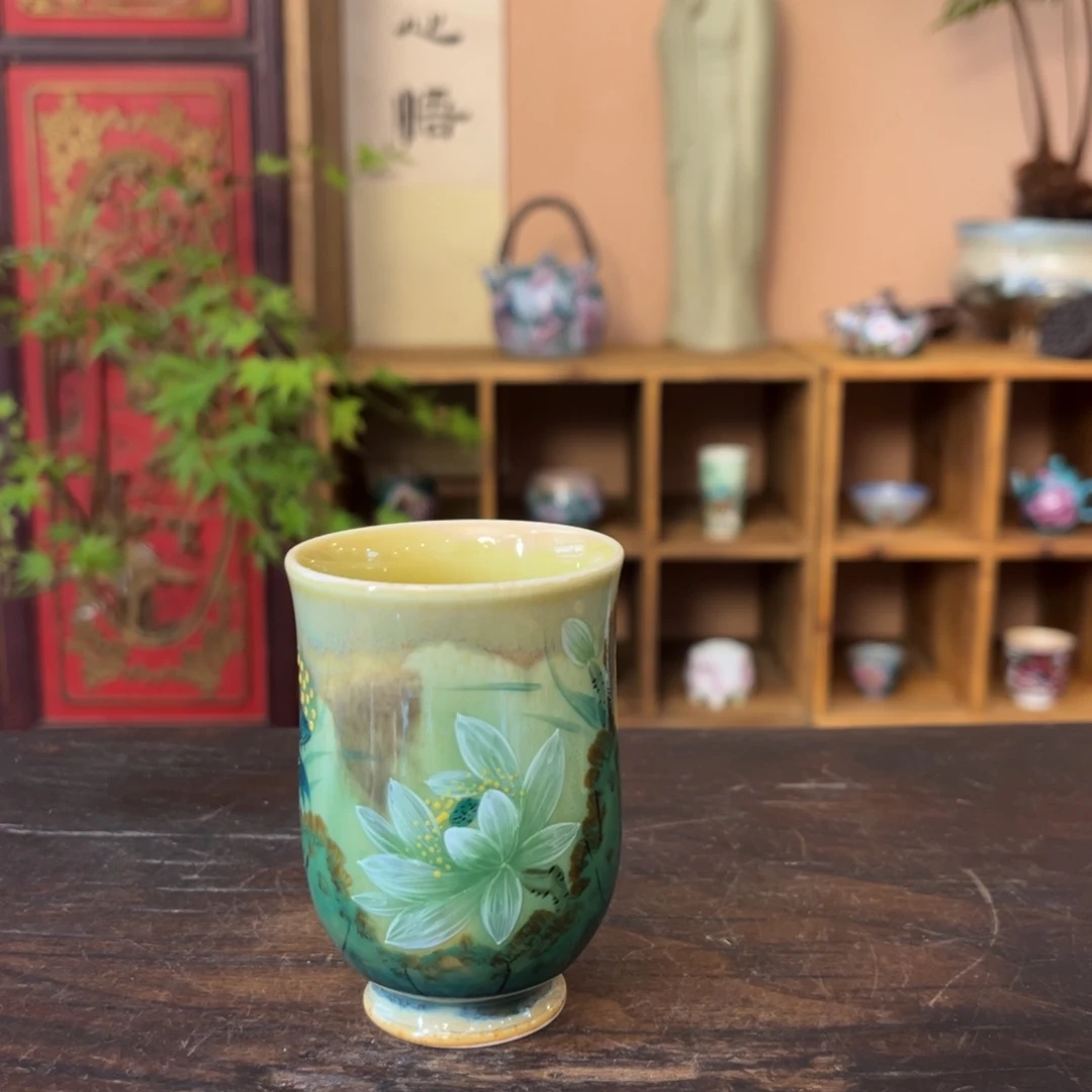 柴烧手工手绘陶瓷