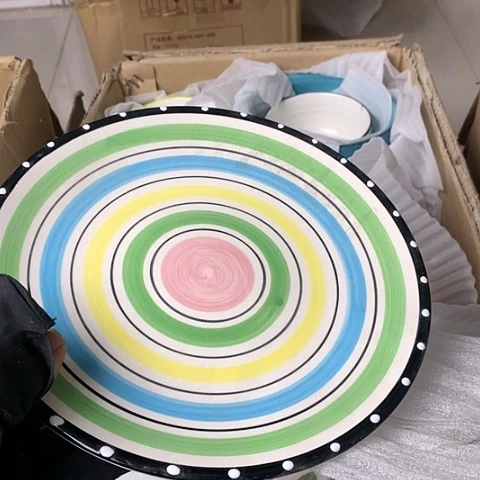 盘陶瓷制品满25拼单发货默认微瑕